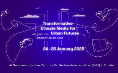 The partner Climate Media Factory is co-organising the international symposium “TRANSFORMATIVE CLIMATE MEDIA FOR URBAN FUTURES”