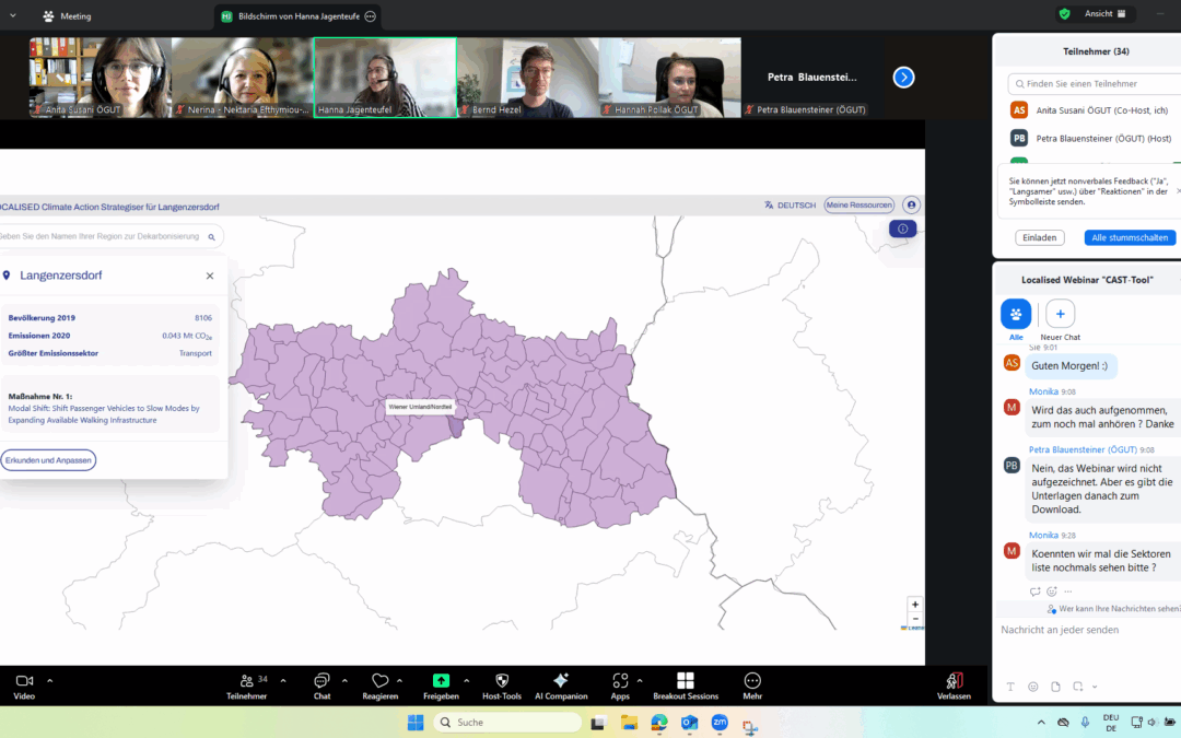 Presenting the CAST Tool to Austrian Municipalities